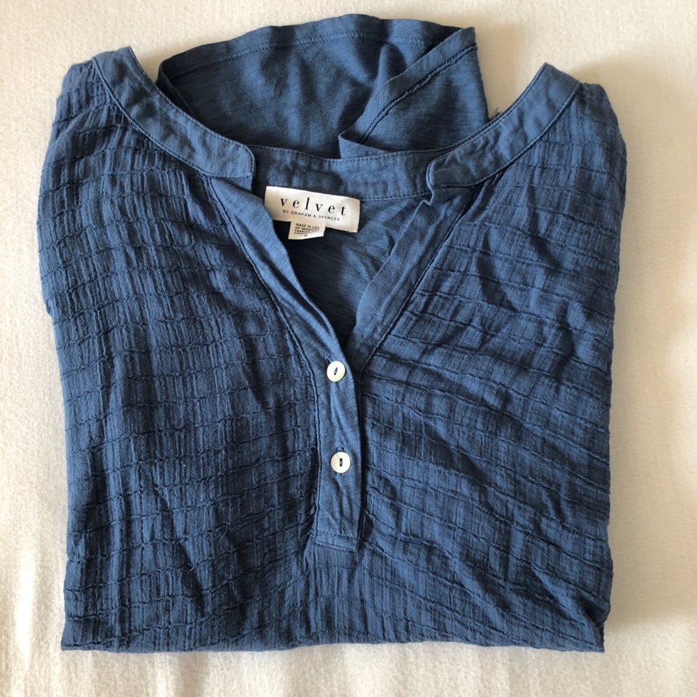 Velvet by Graham & Spencer Cotton Blouse